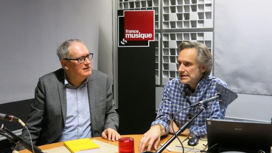 France Musique, studio 361 ... Claude Coste & Philippe Venturini (g. à d.) ©Radio France - Annick Haumier / RF