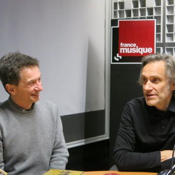 France Musique, studio 361 ... Claude Coste & Philippe Venturini (g. à d.)