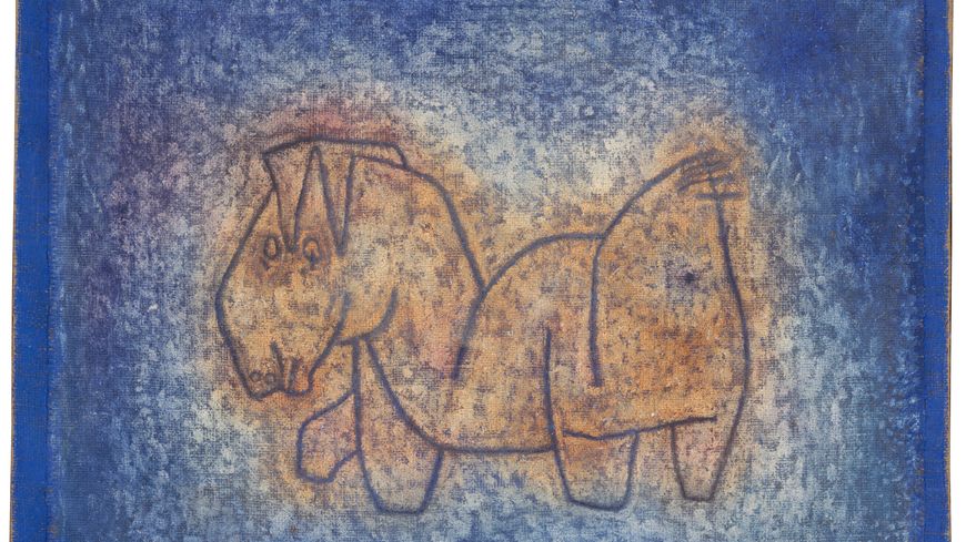 Paul Klee, Bastard (Bâtard), 1939, 1132. Couleur à la colle, huile et tempera sur toile de jute ; 60,5 x 70 cm. Donation Livia Klee, Zentrum Paul Klee, Bern.