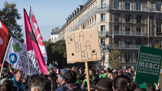 Marche pour le climat le 6 novembre 2021 à Paris ©Getty - Franck CHAZOT / Contributeur