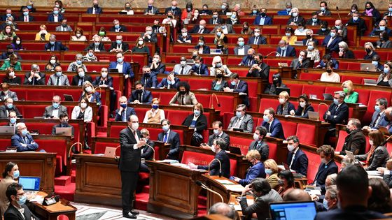 Le Premier ministre Jean Castex à l'Assemblée nationale à Paris, le 5 janvier 2022. ©AFP - BERTRAND GUAY