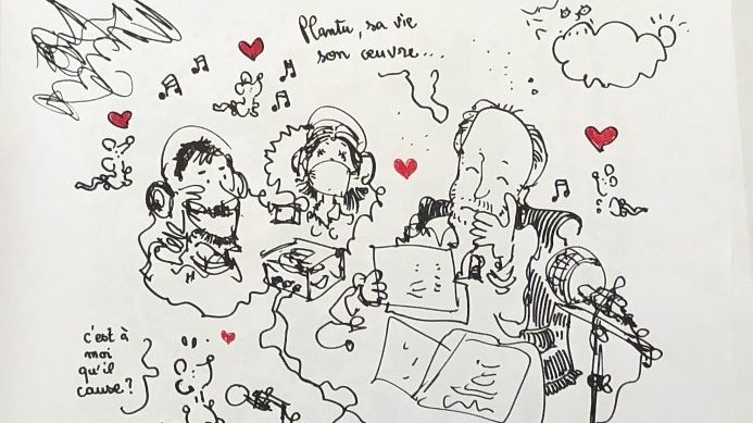 Dessin de Plantu pour France Culture