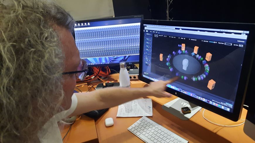 Hervé Déjardin, ingénieur du son, a travaillé en étroite collaboration avec Jean-Michel Jarre