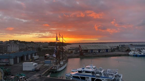 Vue du port de Granville (Manche) janvier 2022 - Fabien Jouatel