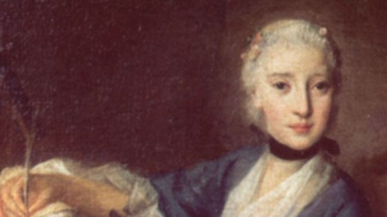 La compositrice et claveciniste italienne Maria Teresa Agnesi en portrait. - Inconnu