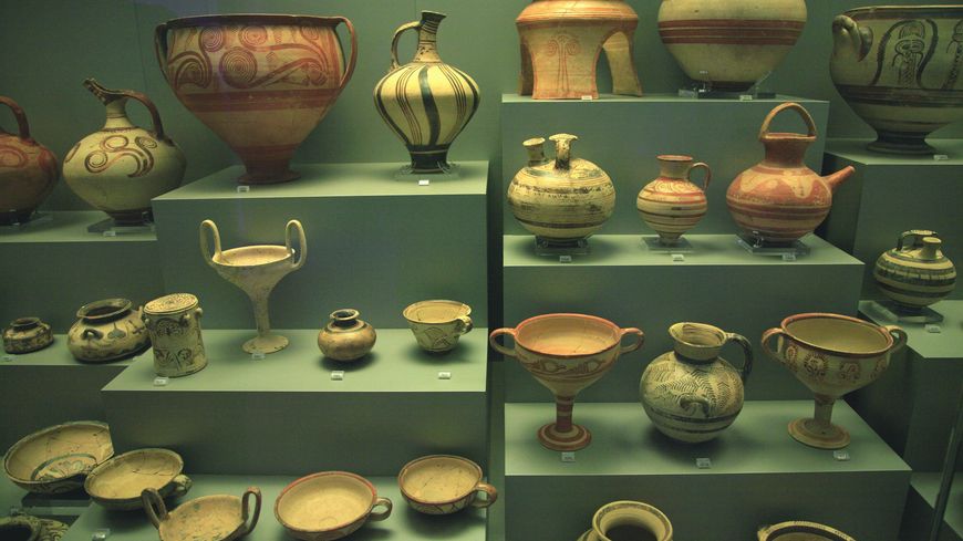 Exemple de poterie mycénienne, datant de la Grèce Antique, que l'on peut retrouver dans chaque musée