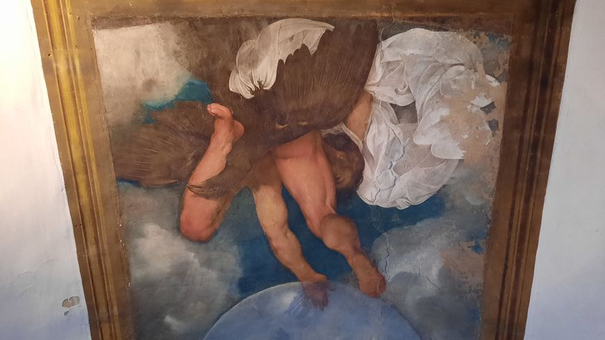 Détail de Jupiter, Neptune et Pluton attribué au Caravage