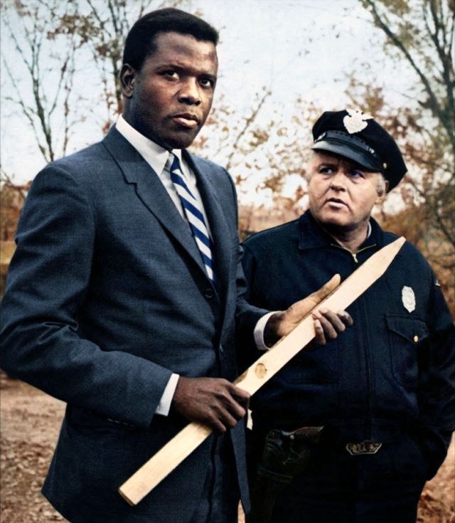 Sidney Poitier plays the role of the policeman in 1967 in