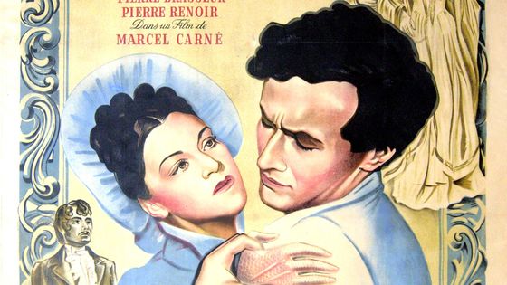 Arletty et Jean-Louis Barrault sur l'affiche du film "Les Enfants du Paradis" de Marcel Carné sorti en 1945. ©Getty - Sunset Boulevard/Corbis