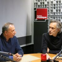 France Musique, studio 361 ... Gaëtan Puaud & Philippe Venturini (g. à d.)