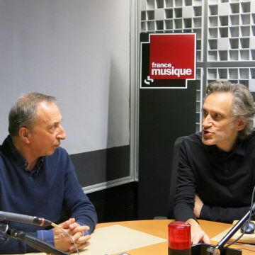 France Musique, studio 361 ... Gaëtan Puaud & Philippe Venturini (g. à d.)