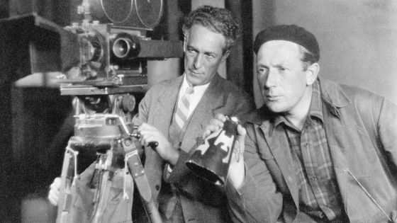 Friedrich Wilhelm Murnau (à droite) et son caméraman Ernest Palmer, en 1928. ©Getty - ullstein bild Dtl.