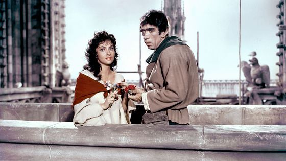 La Esmeralda de "Notre-Dame de Paris" de Victor Hugo ici dans l'adaptation de Jean Delannoy ©Getty - Sunset Boulevard / Contributeur