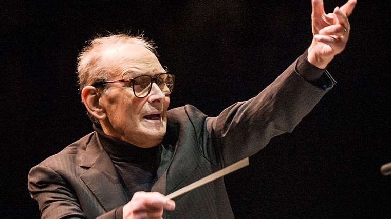 Le compositeur Ennio Morricone