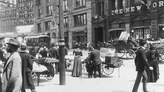 Photo de New York en 1895. ©Getty - © Museum of the City of New York/Byron Collection/Getty Images