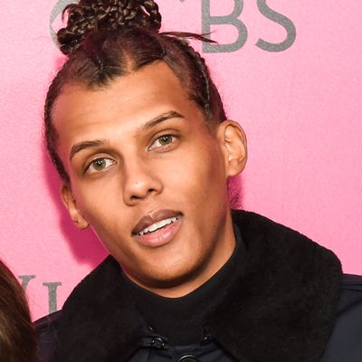 Stromae, aka Paul van Haver au Grand Palais, à Paris, en nov. 2016, au Victoria Secret Fashion Show