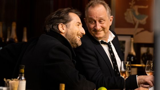 Edouard Baer et Benoît Poelvoorde dans "Adieu Paris" , 2022 - Cinefrance2021