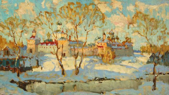 Monastère russe en hiver ©Getty - Constantin Gorbatov