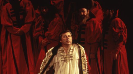 L'opéra 'Boris Godounov' joué à Orange, lors du festival 'Nuits d'été', en 1994, dans le Vaucluse. ©Getty - ean-Marc ZAORSKI/Gamma-Rapho via Getty Images