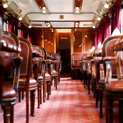Le restaurant « Riviera » du légendaire Orient express à Paris le 15 septembre 2018, lors du Jour de l'Héritage Européen.