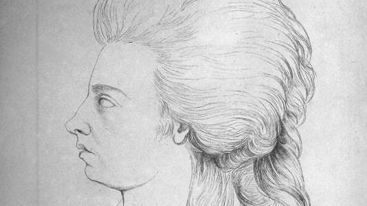 Dessin de la compositrice et musicienne Maria Theresia Paradis par Faustine Parmantié - Faustine Parmantié