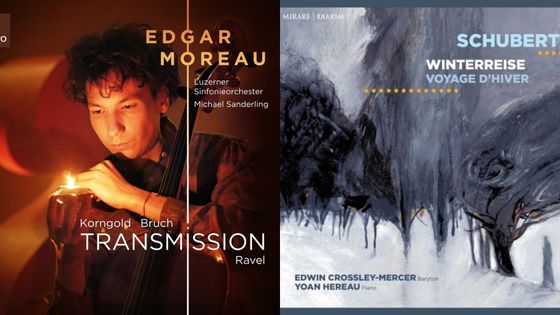 Plein de choses dans Relax! aujourd'hui : des nouveautés dont un Voyage d'Hiver par Crossley-Mercer ou le nouveau disque d'Edgar Moreau "Transmission"