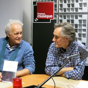 France Musique, studio 361 ... Jean-Pierre Luminet & Philippe Venturini (g. à d.)