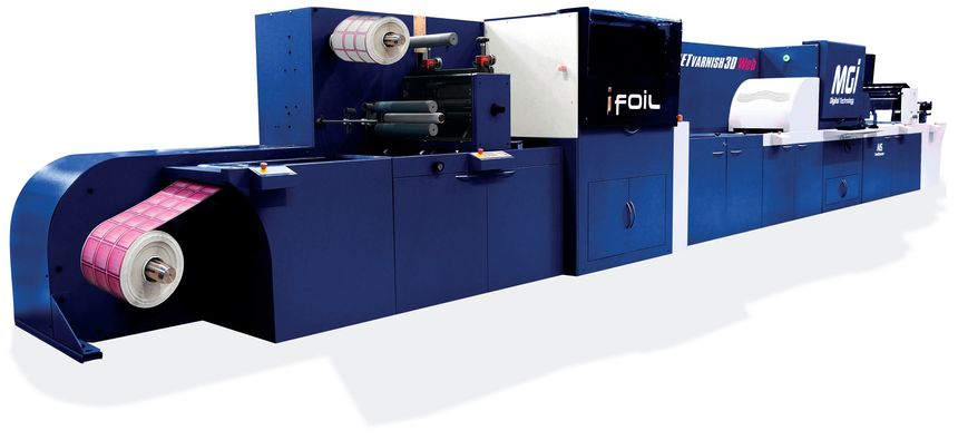 Une machine d'impression fabriquée par MGI Digital Technologies