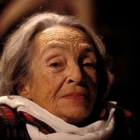 Marguerite Duras - Le Cercle De Minuit oct 1993 - Photo de Frederic Reglain/Gamma-Rapho