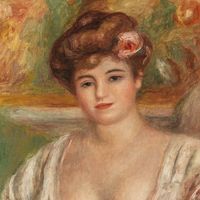 Portrait de Misia Sert (détail), peinture de P-A Renoir