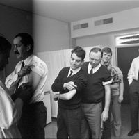La grippe de Hong Kong fut éclipsée par l'actualité politique débordante de l'année 1968