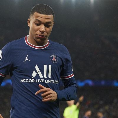 Kylian Mbappe lors de la victoire face au Real Madrid, le 15 février 2022, en 8e de finale de Ligue des champions.