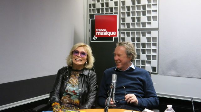 France Musique, studio 361 ... Amanda Lear & Benoît Duteurtre