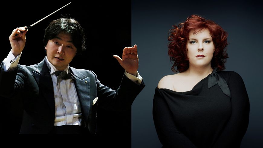 Kazuki Yamada, Directeur musical du Philharmonique de Monte-Carlo et Marie-Nicole Lemieux, contralto