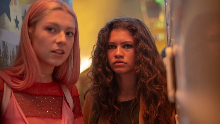 Rue (Zendaya) et Jules (Hunter Schafer) sont au cœur d’une relation amoureuse conflictuelle dans cette nouvelle saison. ©HBO
