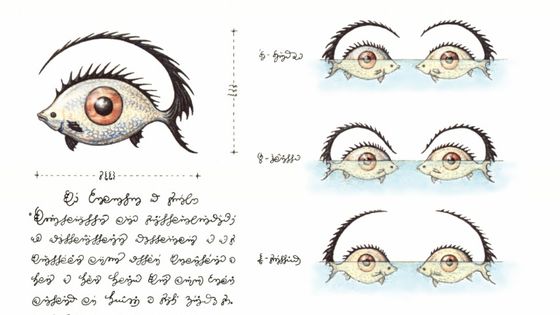 Page du mystérieux Codex Seraphinianus. - Luigi Serafini