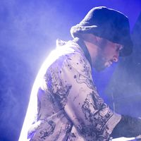 Le pianiste Sofiane Pamart au Montreux Jazz Festival le 5 juillet 2021.