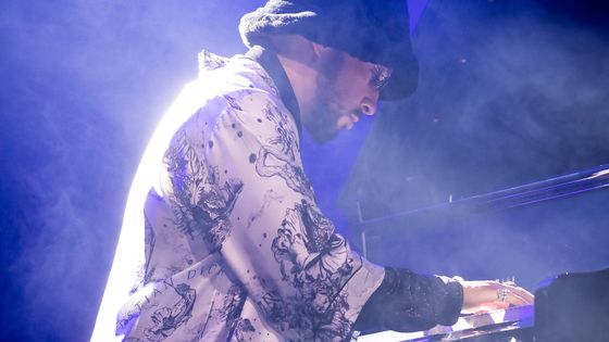 Le pianiste Sofiane Pamart au Montreux Jazz Festival le 5 juillet 2021. - Lionel Flusin/Gamma-Rapho via Getty Images