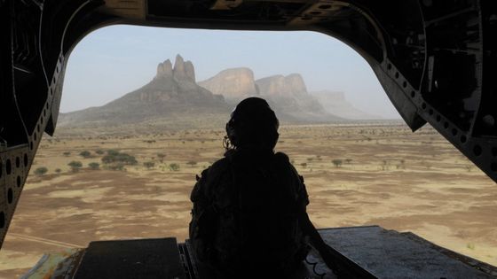 Jeudi 17 février un retrait du Mali des forces françaises de l’opération « Barkhane » ©AFP - DAPHNÉ BENOIT