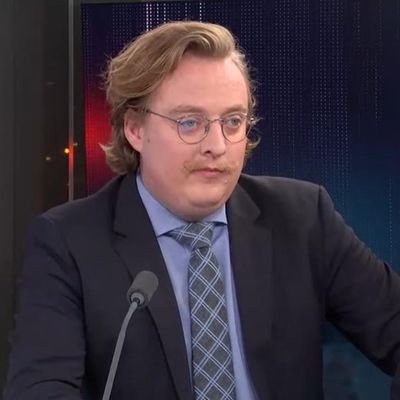 Antoine Diers, directeur adjoint de la stratégie de campagne du candidat à la présidentielle Éric Zemmour, le 14 juillet 2022 sur franceinfo.