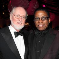 John Williams et Herbie Hancock au Los Angeles Philharmonic Opening Night Gala en 2010