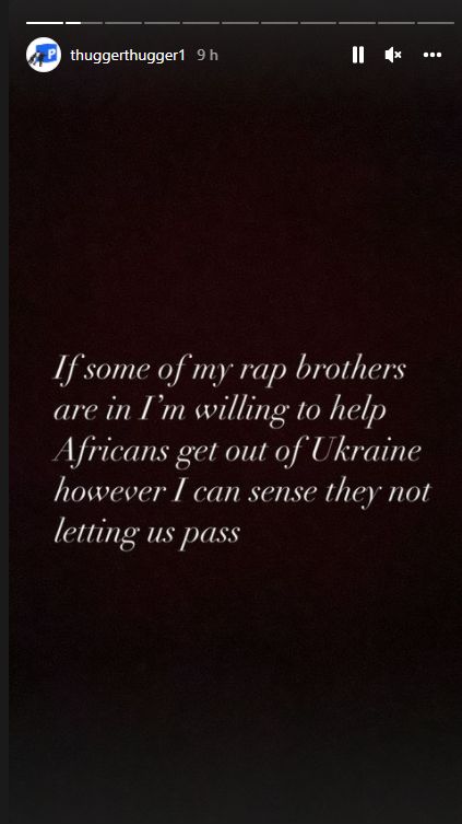 Capture d'écran story Instagram de Young Thug