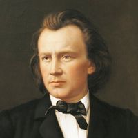 Johannes Brahms, compositeur et pianiste (Hambourg, 7 mai 1833- Vienne, 3 avril 1897)