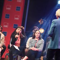 Valérie Pécresse, tout comme les autres candidats, ont échangé pendant près d'une heure avec les jeunes.