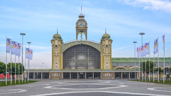 Parc des expositions (Výstaviště) où a lieu la Quadriennale de Prague. - Bengt Nyman (Wikimedia commons)