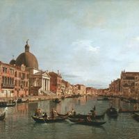 Le Grand Canal à Venise, par Giovanni Antonio Canal, "Canaletto" (1697-1768)