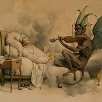 Le Songe de Tartini (1824) par Louis-Léopold Boilly (1761-1845)