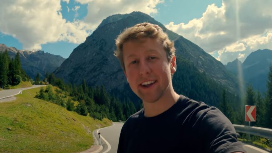Josh Neuman - capture d'écran vidéo "Alpine Descens" (Josh Neuman)