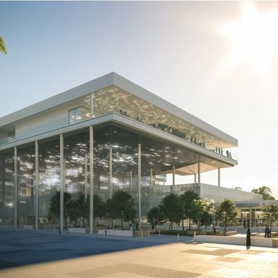 Le pavillon français à l'Exposition universelle de Dubaï.