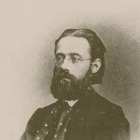 Portrait de Bedrich Smetana en1866. Collection du musée Bedrich Smetana, Prague.rague